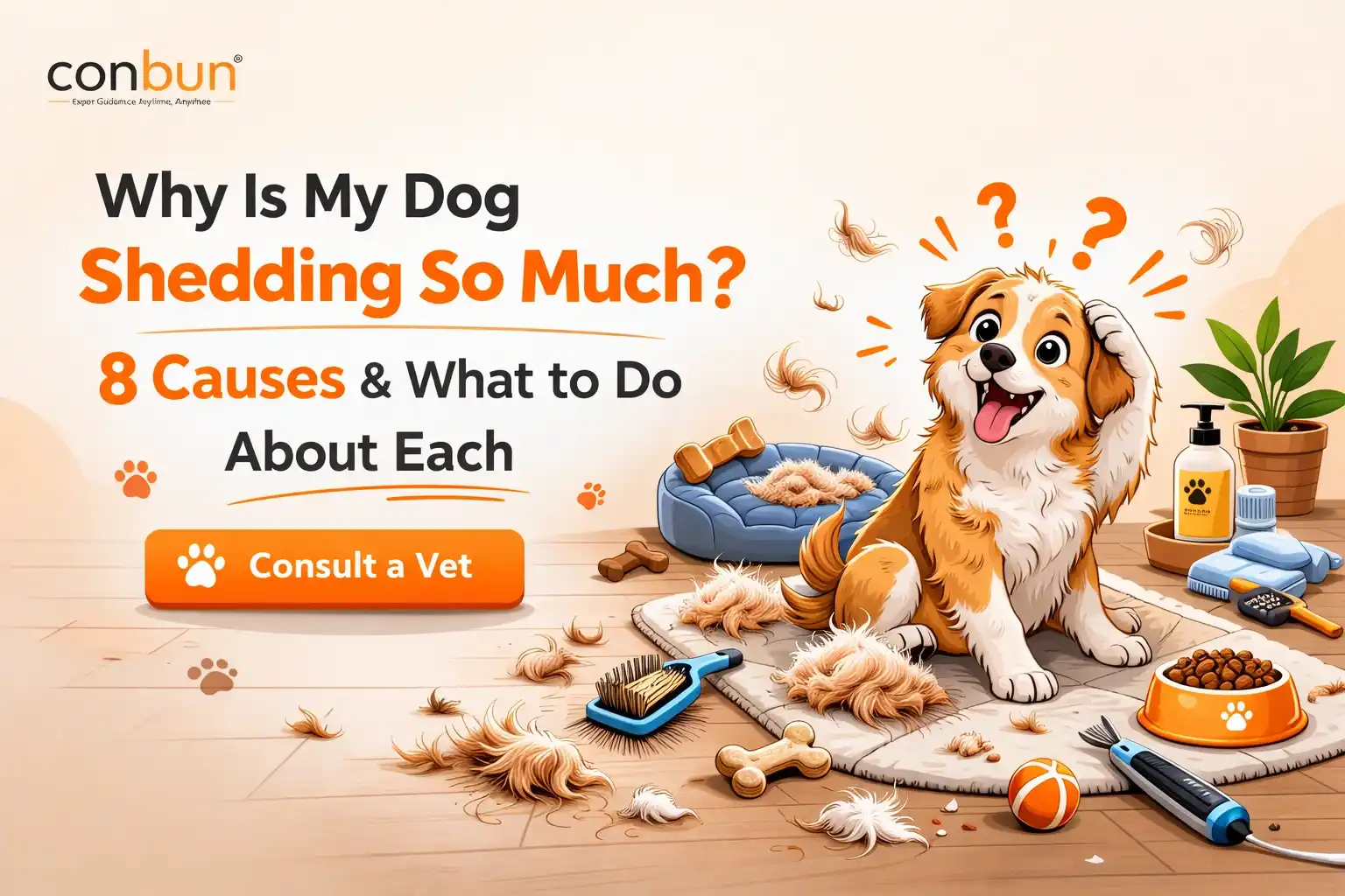Why Is My Dog Shedding So Much? 8 Causes & What to Do About Each